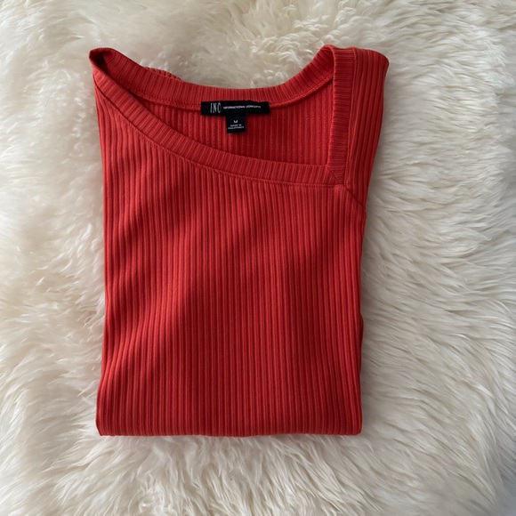 I.N.C. International Concepts Women’s Top Medium Burnt Orange - Picture 5 of 7